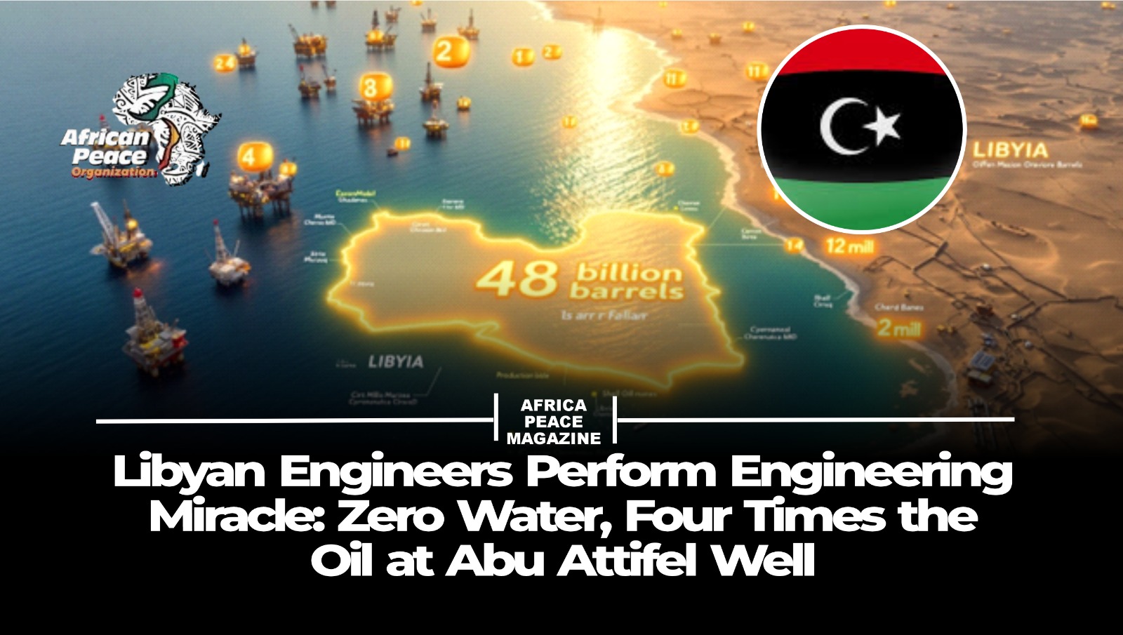 Libyan Engineers Perform Engineering Miracle: Zero Water, Four Times the Oil at Abu Attifel Well